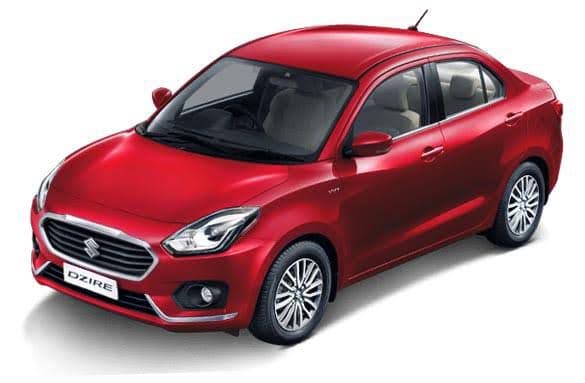SWIFT DZIRE ZXI+ - RED COLOUR